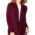 J.Jill Pure Jill Drape Wrap Scarf Convertible Cardigan Long Sleeve Black M Photo 12