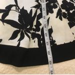 Ann Taylor Linen Toile Black Ivory Skirt Size 2 Photo 7