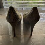 Shoedazzle Green Marisol Snakeskin Heels Sz 9 Photo 7