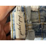 Petal and Pup Light Wash Denim Button Front Mini Skirt Size US 10 Photo 3