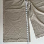 Larry Levine Stretch Culotte trouser pants size 8 sand color high waist wide leg Photo 6