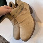 Earth Origins  Tan Suede Leather Ankle Boots Womens 8.5 Fall Classic Casual Photo 6