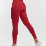 ECHT Force Scrunch Leggings In Red Photo 1