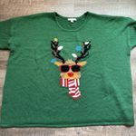 Woman Within  Ugly Christmas Grandma Sweater Plus Size Long Sleeve Size 3X Green Photo 5