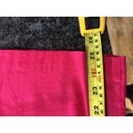 Anthropologie Cartonnier  Linen Blend Crop Wide-Leg Pant Pull-On Pink Size Small Photo 6