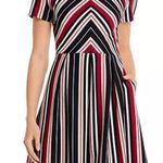 Karl Lagerfeld PARIS Short-Sleeve Striped Dress Size 4 Photo 0