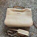 Rebecca Minkoff Bowery leather convertible crossbody dog leash flap bag almond Photo 2