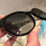 Kate Spade Black Amaya Oval Sunglasses with Case Photo 14