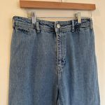 We The Free  Wide Leg Cropped Jeans sz 28 Light Wash Jeans Photo 7