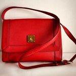MCM Authentic Red Leather Shoulder Bag – Made in Korea – Rare Style Photo 0