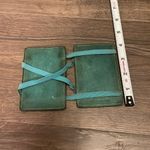 J.Crew Vintage Red and Teal  Flip Wallet, very used condition Photo 4