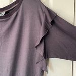 Hard Tail Lightweight Ruffle Trim Sweatshirt Photo 2