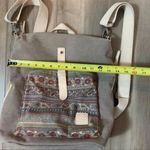 Beautiful Preloved Canvas Artisan multi way Aztec Pattern Convertible Bag Photo 4