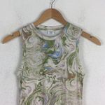 Aritzia Wilfred Possibility Marble Midi Dress XXS Stretch Jersey Abstract Photo 4