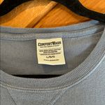 Comfort Wash Blue & pink Stone Harbor New Jersey oversized crewneck sweatshirt Photo 2