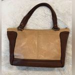The Sak **Vintage  Brown Leather Satchel – Y2K Boho Style** Photo 1