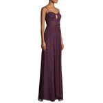 Jill Stuart Jill Eliza Lace Slip Gown Cutout Front in Purple 2 long maxi dress Photo 11