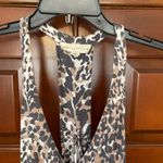 Love stitch casual T back maxi dress with pockets leopard print Photo 4