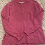 Loft  Pink Long Sleeve Sweater Photo 0