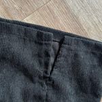 None Black Velvet Ribbed Mini Skirt Photo 3