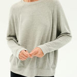 Splits59  Andie Fleece Sweatshirt in Heather Gray Photo 0