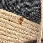 Toms  Espadrille Wedge Ankle Booties Fabric Lace Up Blue Combo 5.5 Photo 6