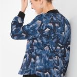 Chico's Chico’s Printed Bomber Jacket, Size 4 (Chico’s Size 0) Photo 1