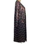 LuLaRoe  Womens Duster Cardigan Sarah Open Front Long Sparkling Metallic XS Photo 1