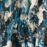 Dress Barn  Blue and Black Floral Blouse with cami small Photo 11