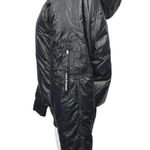 Voice of Insiders Aviator Black Detachable Hoodie Down Puffer Coat Jacket Sz M/L Size M Photo 3