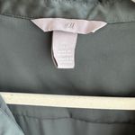 H&M Green Satin Button Down Shirt, Size Large Photo 7