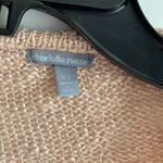 Charlotte Russe Tan Knit Open Long Sleeve Cardigan with Pockets Photo 4