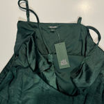 Wild Fable  green satin wrap dress Photo 9