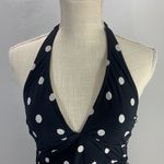 Gap Body Maternity Halter Style Polka Dot Black and WhiteTankini Top Size Small Photo 1