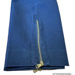 Ralph Lauren Navy Capri Pants Horseshoe Charm 5 Inch Ankle Zippers Women's 8 Photo 3