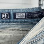 Miss Me Jeans 28 skinny embellished rhinestone flap pockets low rise light wash Photo 11