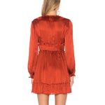 Ulla Johnson  Crimson Callista Silk Ruffle Dress Size 8 Tie Neck As Seen‎ On TV Photo 14