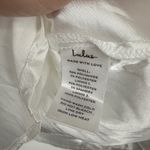 Lulus Bonni White Floral Jacquard Halter Mini Dress Size S Photo 5