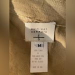 Kathleen Sommers Linen Lagenlook Beige Green Boxy Fit Vest, Size Medium Photo 3