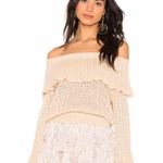 Free People NWT  Crazy In Love Ruffle Sweater Photo 6