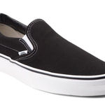 Vans Black/White slip on size 8 Photo 0