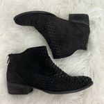 Seychelles  Size 7 Black Reunited Snake Skin Suede Leather Heeled Booties Photo 4