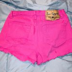True Gypsy Hot Pink Jean Shorts  Photo 0