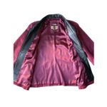 Vintage Reed Leather Sportswear Burgundy Genuine Leather jacket Red Size L Photo 5
