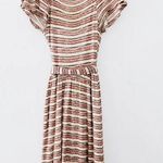 BCBGeneration Henna Striped Wrap Dress Photo 4