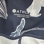 Athleta Skort Medium Navy Blue Sonic Floral Athletic Skirt Built in Shorts Photo 5