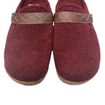 Earth Origins  Women's Aurora Janet Merlot Fabric Cork Retro Clogs Mules‎  7.5 Photo 5