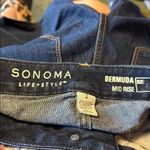 Sonoma  Women's Dark Blue Jean Shorts size 2​ Photo 2