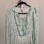 House of Harlow 1960 Mint Green Mini Dress White Size M Photo 3