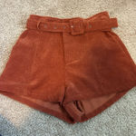Altar'd State  Rust Corduroy Women Shorts Size Small Photo 0